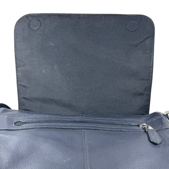 Coach Charles Sport Midnight Blue Leather Messenger Bag in MINT Condition - Picture 3 of 13